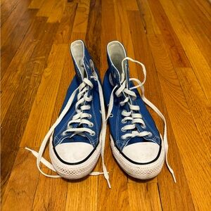 Blue converse, women’s 8.5